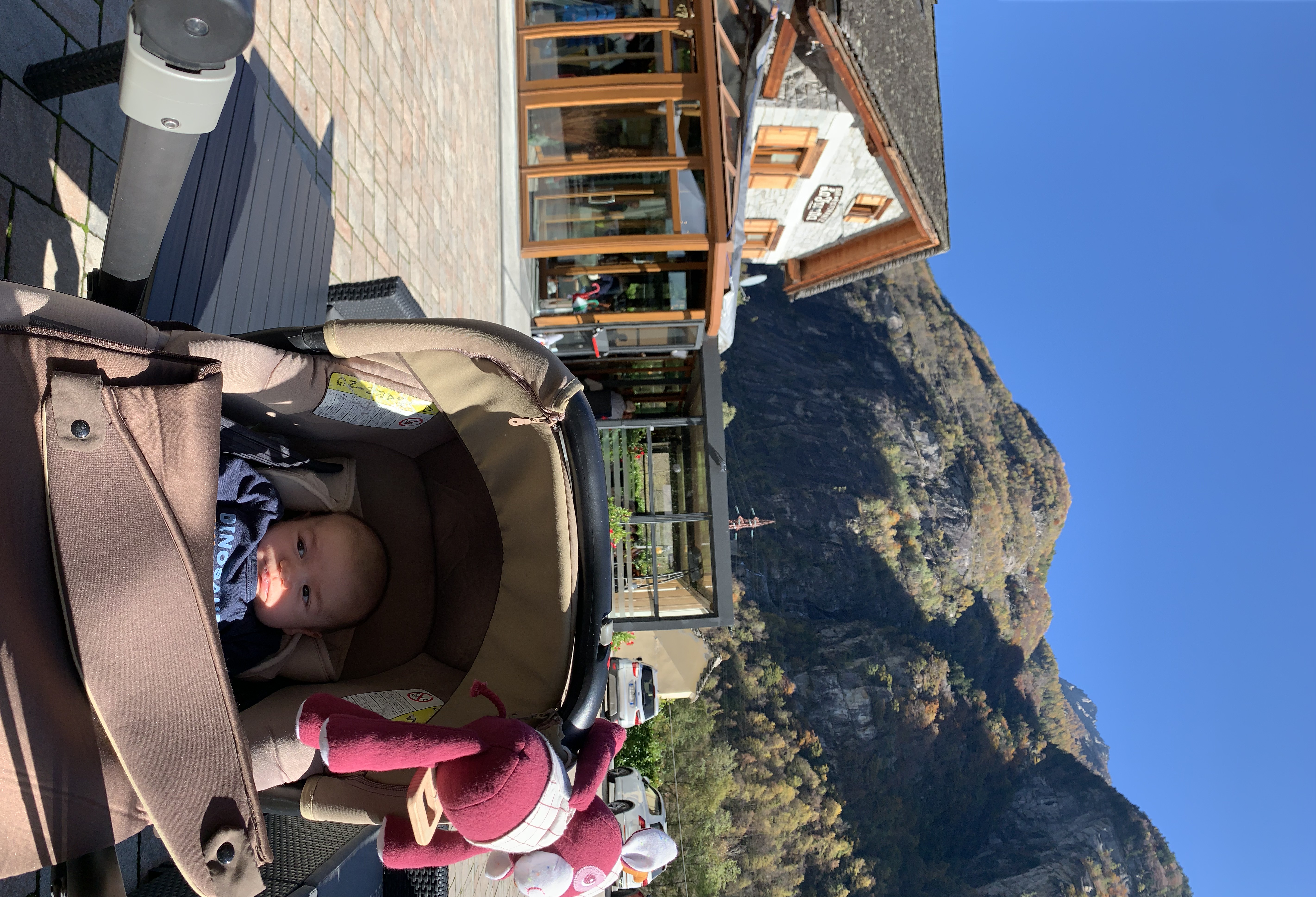 Raffaele in passeggino